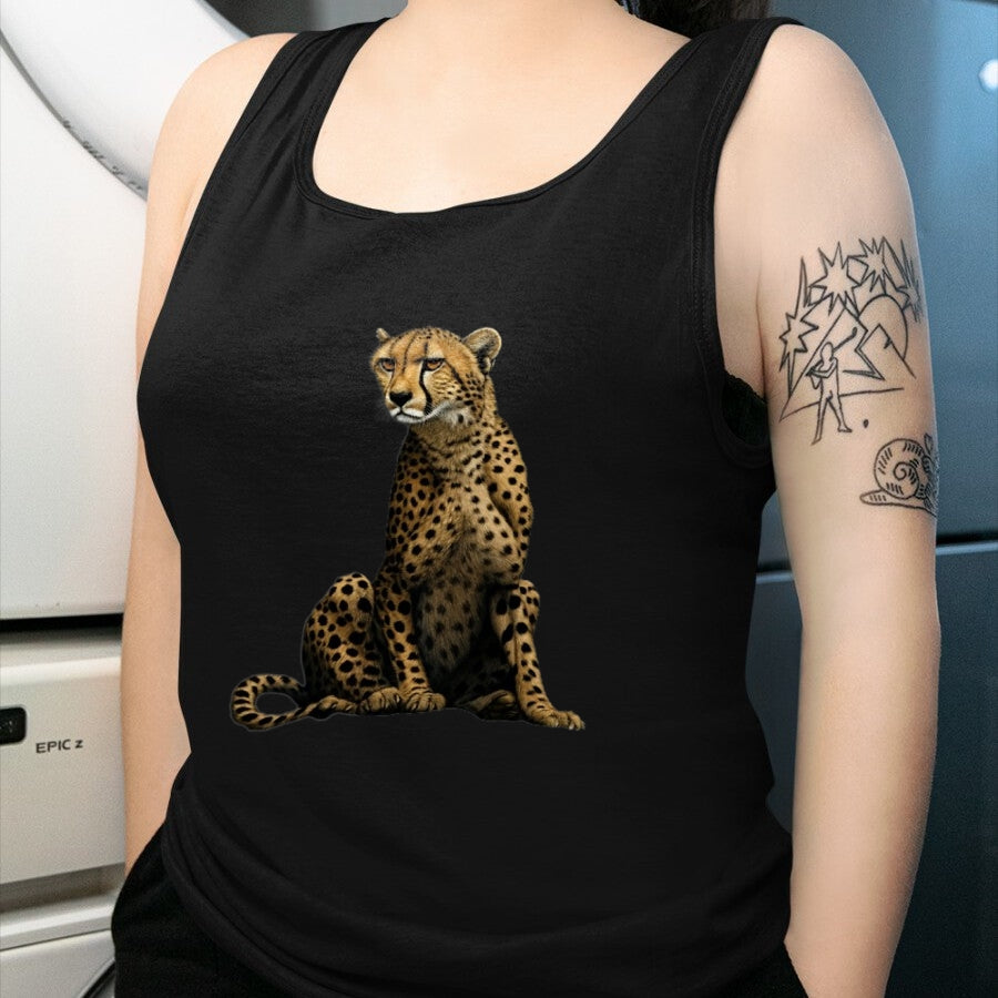Cat Love Shirt, Funny Cat Lover Gift UnisexT-Shirt/Hoodie/Sweatshirt HLT00 - Cute Cheetah Lover Illustration Wild Cat Love T-Shirt