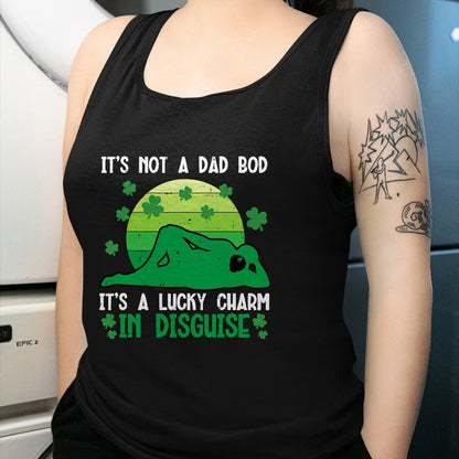 Gift for Dad Shirt, Funny Dad Unisex T-Shirt/Hoodie/Sweatshirt HLT00 – St Patricks Day Not Dad Bod Lucky Charm Saint Pattys Men T-Shirt
