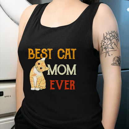 Cat Love Shirt, Funny Cat Lover Gift UnisexT-Shirt/Hoodie/Sweatshirt HLT00 - Vintage cat Best cat mom Ever Meow with My cat Funny Kitty T-Shirt