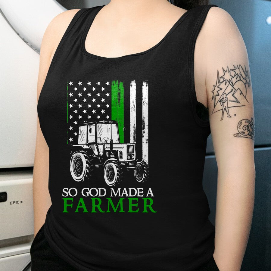 Best Farmer Life Shirt, Funny Farmer UnisexT-Shirt/Hoodie/Sweatshirt HLT00 - So God Made A Farmer, Farming Farmer T-Shirt (4)