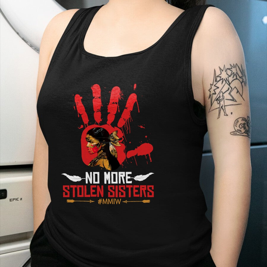 Native American T-Shirts, Vintage Native American Unisex T-Shirt/Hoodie/Sweatshirt HLT00 - Honor Awareness Native Americans No More Stolen Sisters (1)