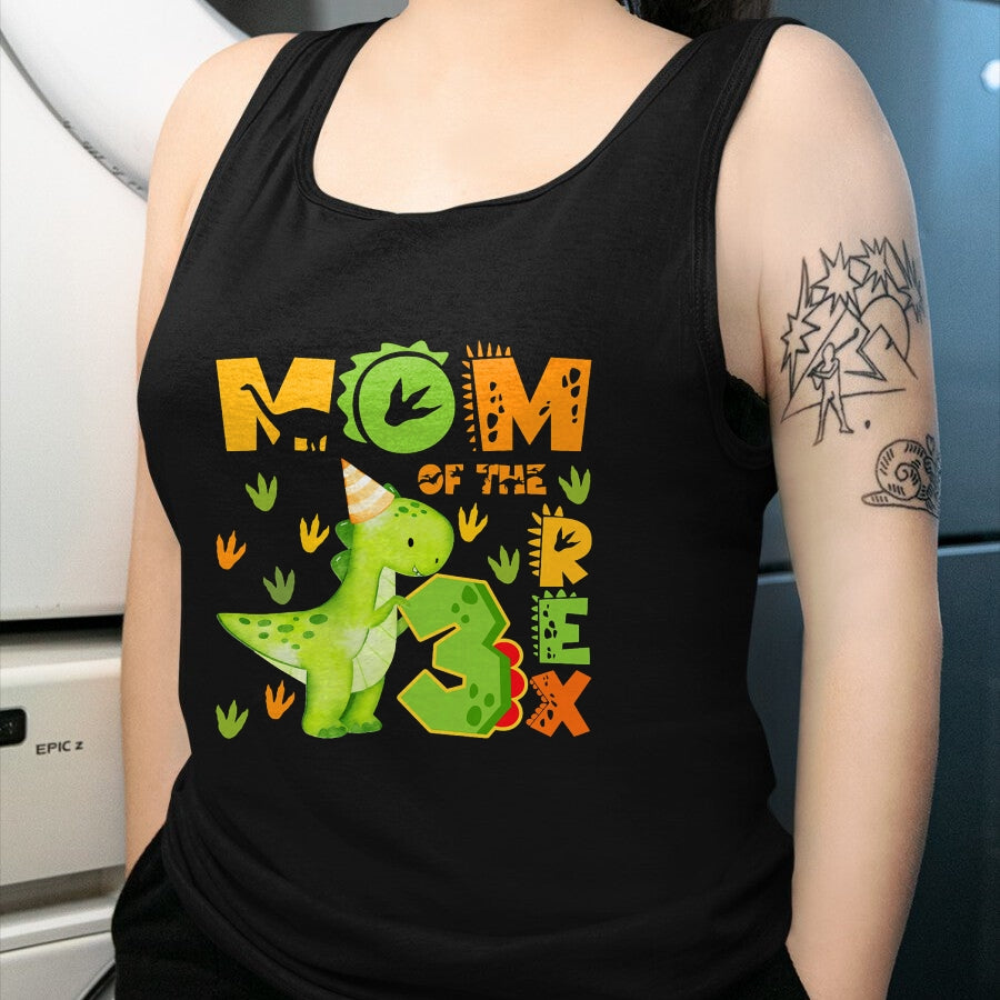 Best Dinosaur Lover Shirt, Funny Dinosaur UnisexT-Shirt/Hoodie/Sweatshirt HLT00 - Mom of The Three Rex 3rd Birthday Boy Dinosaur T-Rex T-Shirt