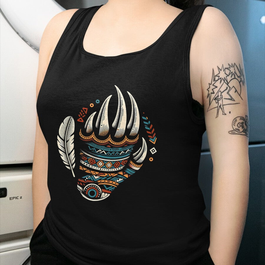 Native American T-Shirts, Vintage Native American Unisex T-Shirt/Hoodie/Sweatshirt HLT00 - Native Heritage Month Proud Native American Bear Claws