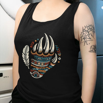 Native American T-Shirts, Vintage Native American Unisex T-Shirt/Hoodie/Sweatshirt HLT00 - Native Heritage Month Proud Native American Bear Claws