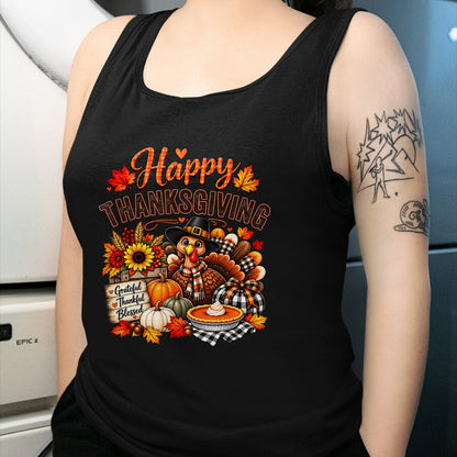 Best Thanksgiving Family Shirt , Funny Thanksgiving UnisexT-Shirt/Hoodie/Sweatshirt HLT00 - Happy Thanksgiving Funny Turkey Family Dinner Thanksgiving T-Shirt (2)