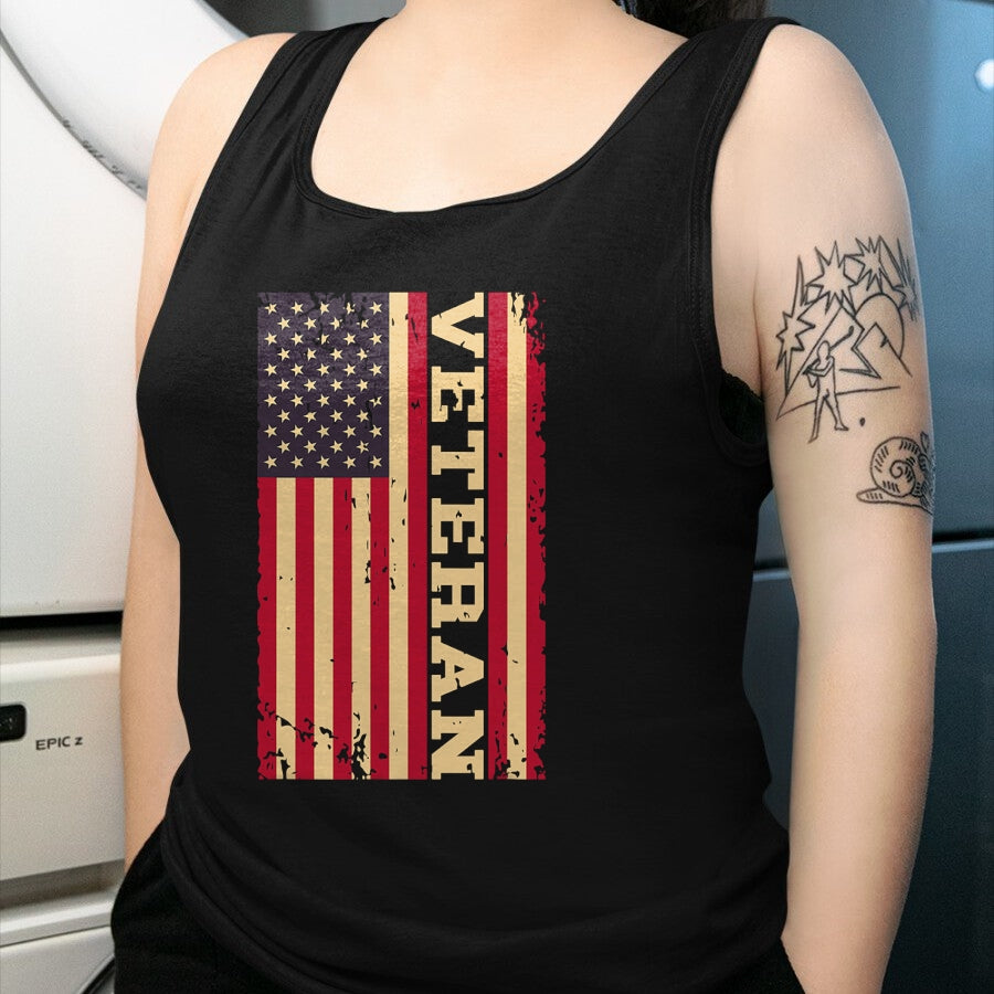 Proud Veteran Shirt, Funny Veteran UnisexT-Shirt/Hoodie/Sweatshirt HLT00 - Veteran Veterans Day USA United States America American Flag T-Shirt (1)