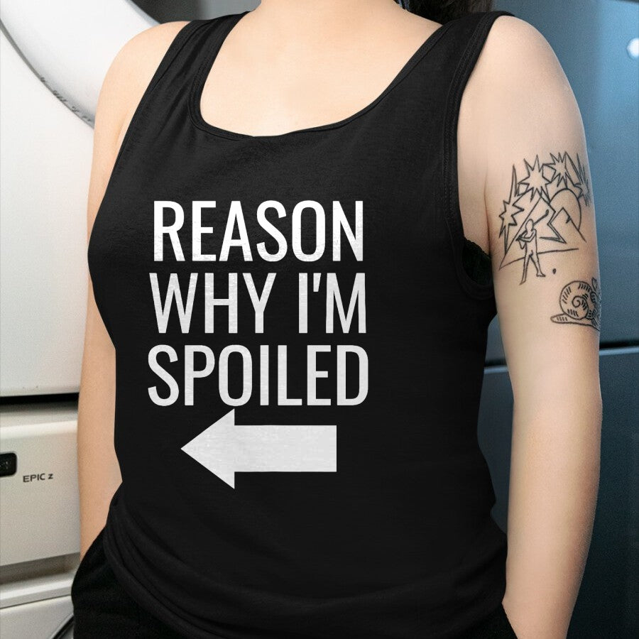 Best Wife Shirt, Wife and Husband Unisex T-Shirt/Hoodie/Sweatshirt HLT00 - Reason Why I'm Broke Spoiled Funny Matching Couples T-Shirt (1)