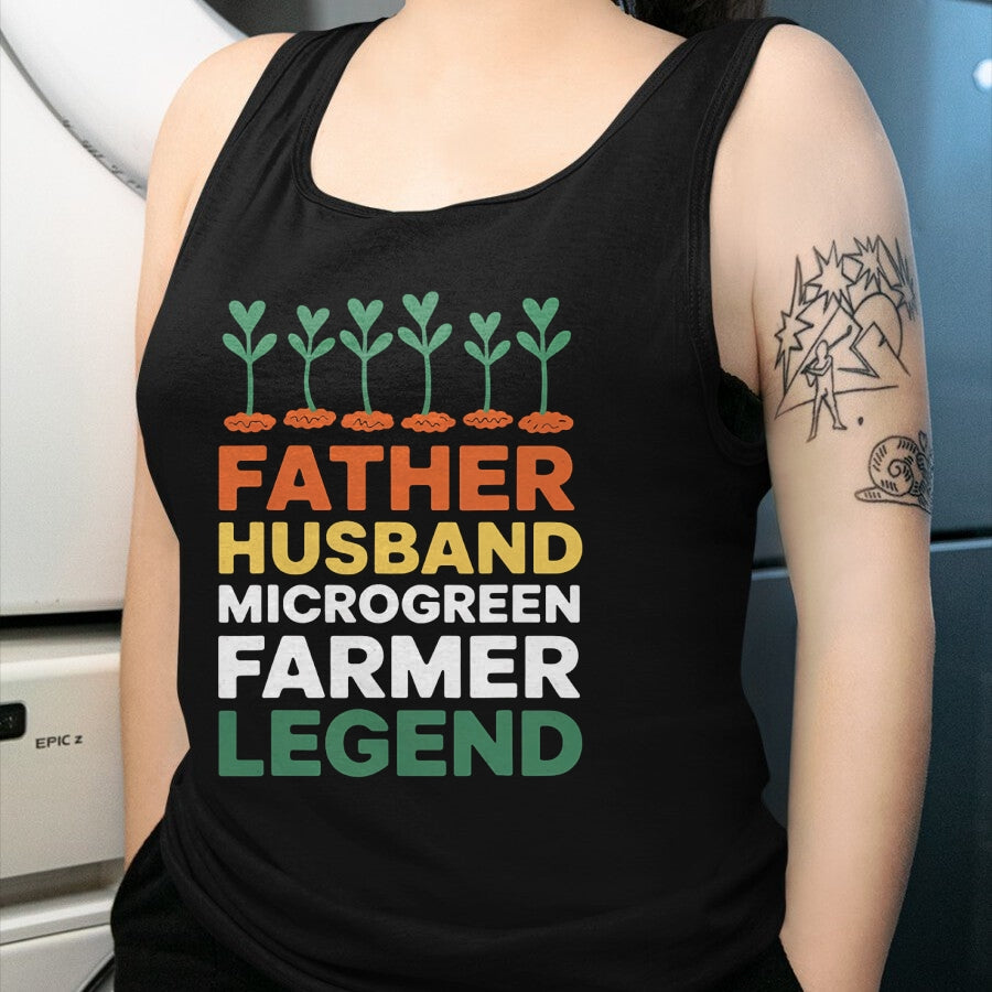 Best Farmer Life Shirt, Funny Farmer UnisexT-Shirt/Hoodie/Sweatshirt HLT00 - Father Husband Farmer Dad Plant Gardening Microgreens T-Shirt