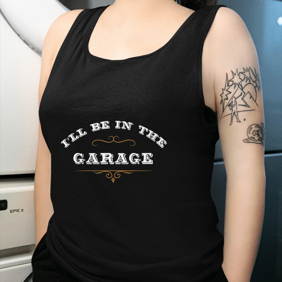 Best Mechanic Life Shirt, Funny Mechanic UnisexT-Shirt/Hoodie/Sweatshirt HLT00 - Gift of A Handyman I'll Be in The Garage T-Shirt - Men's Unisex Black Short Sleeve Classic Fit T-Shi