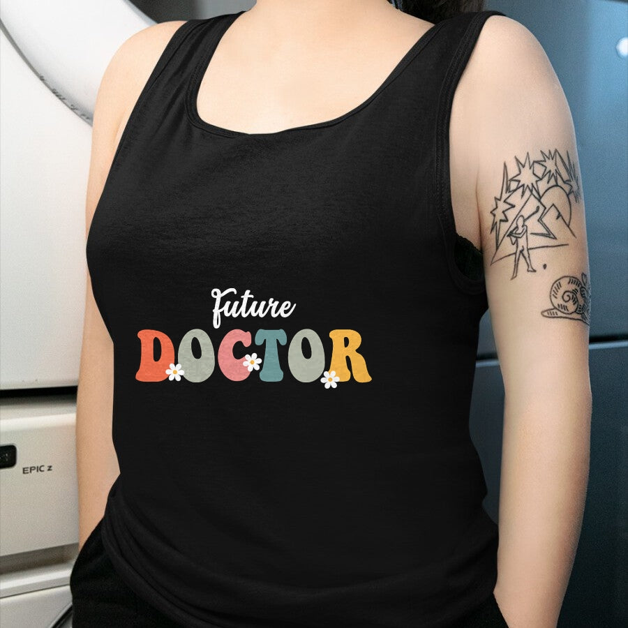 Best Doctor Shirt, Funny Doctor UnisexT-Shirt/Hoodie/Sweatshirt HLT00 - Future Doctor Medicine Retro Groovy For Medical Students T-Shirt