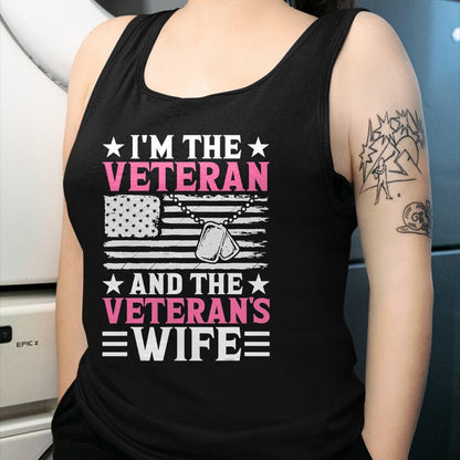 Proud Veteran Shirt, Funny Veteran UnisexT-Shirt/Hoodie/Sweatshirt HLT00 - Female Veteran and Veteran_s Wife Women Veteran Mom Grandma T-Shirt