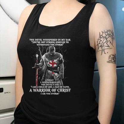 Christian Tee, Christian Faith Unisex T-Shirt/Hoodie/Sweatshirt HLT00 -  A Warrior of christ Tshirt T-Shirt