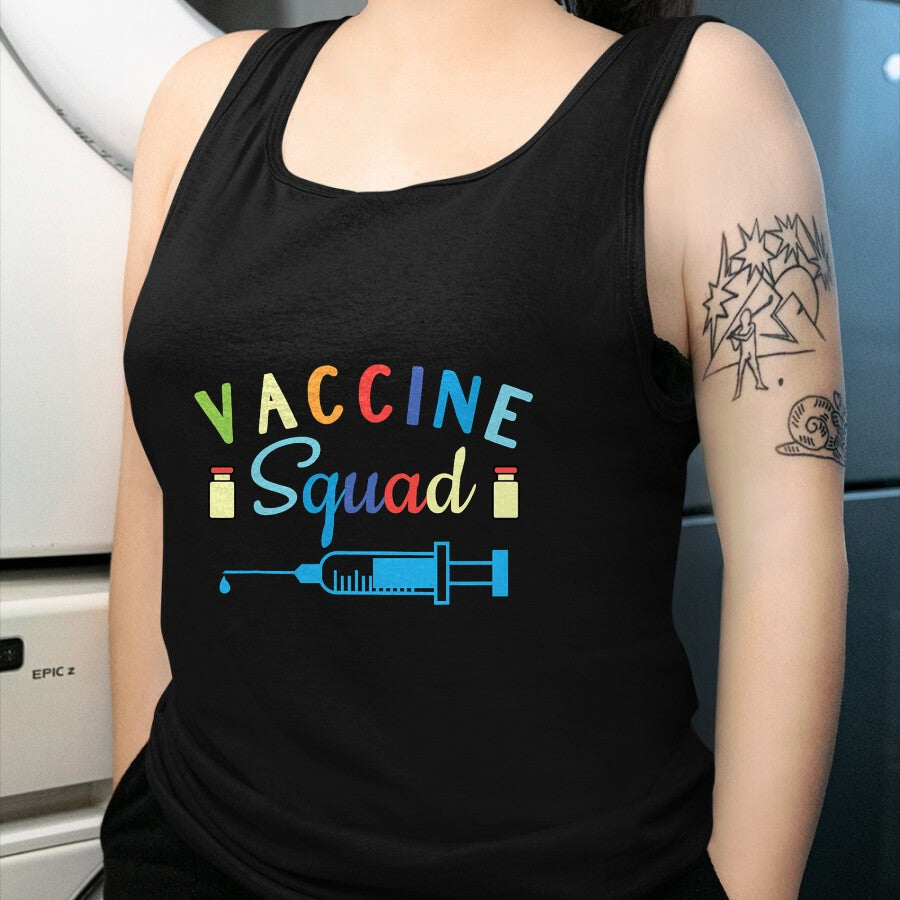 Best Doctor Shirt, Funny Doctor UnisexT-Shirt/Hoodie/Sweatshirt HLT00 - Vaccine Squad Cute Nurse Doctor DR Funny Vaccinated 19 Tee T-Shirt