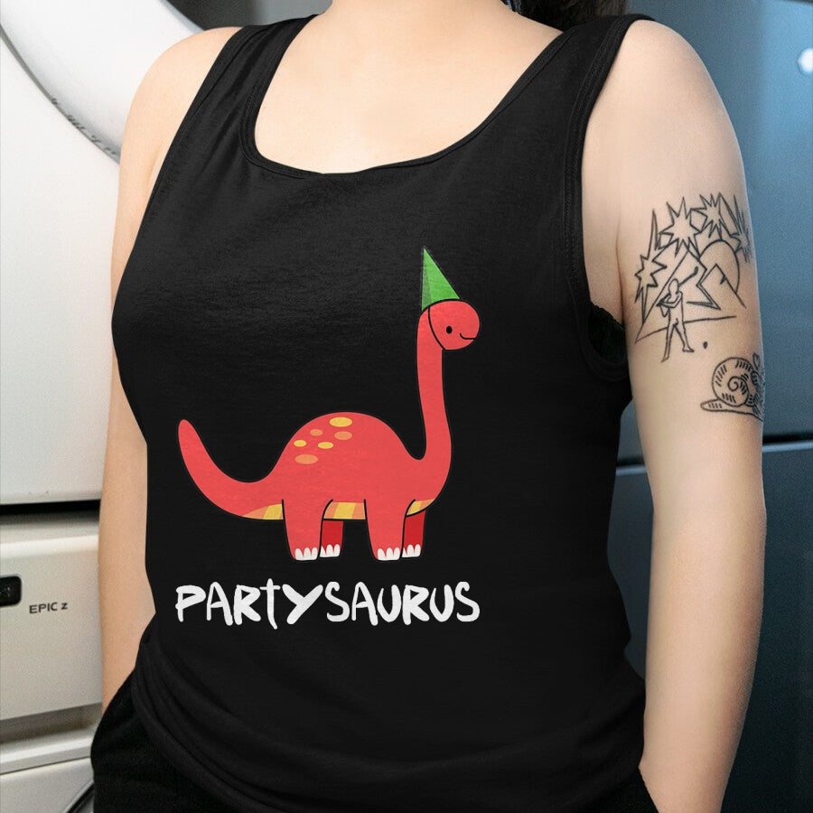 Best Dinosaur Lover Shirt, Funny Dinosaur UnisexT-Shirt/Hoodie/Sweatshirt HLT00 - Partysaurus dinosaur with party hat will party celebrations T-Shirt