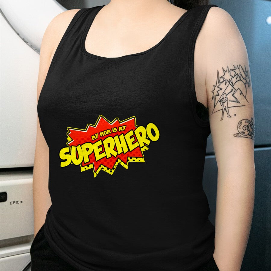Gift for Mom Shirt, Funny Mom Unisex T-Shirt/Hoodie/Sweatshirt HLT00 - Mom Is My Superhero T-Shirt Super Mom Mothers Day T-Shirt