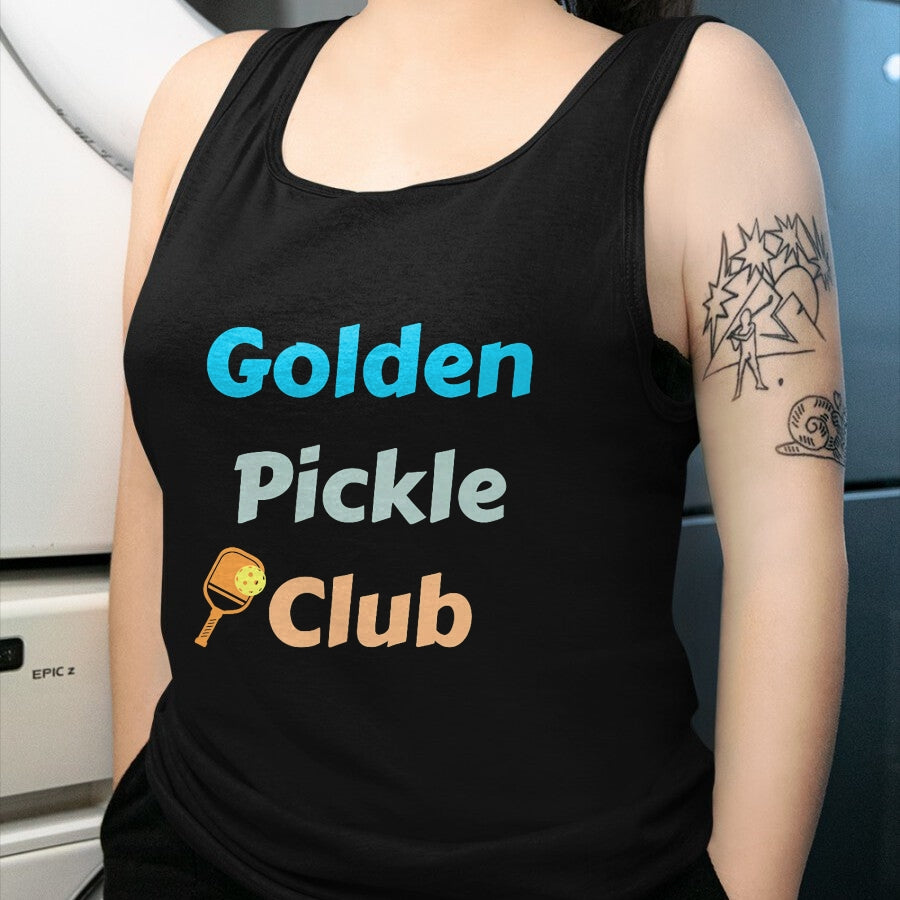 Funny Pickleball Shirt, Pickleball Lover Unisex T-Shirt/Hoodie/Sweatshirt HLT00 - Golden Pickle Club Funny Pickleball Paddle Ball Player T-Shirt