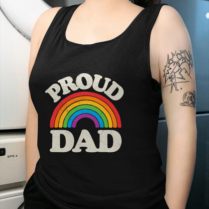 Gift for Dad Shirt, Funny Dad Unisex T-Shirt/Hoodie/Sweatshirt HLT00 – LGBTQ Proud Dad Gay Pride LGBT Ally Rainbow Father_s Day T-Shirt