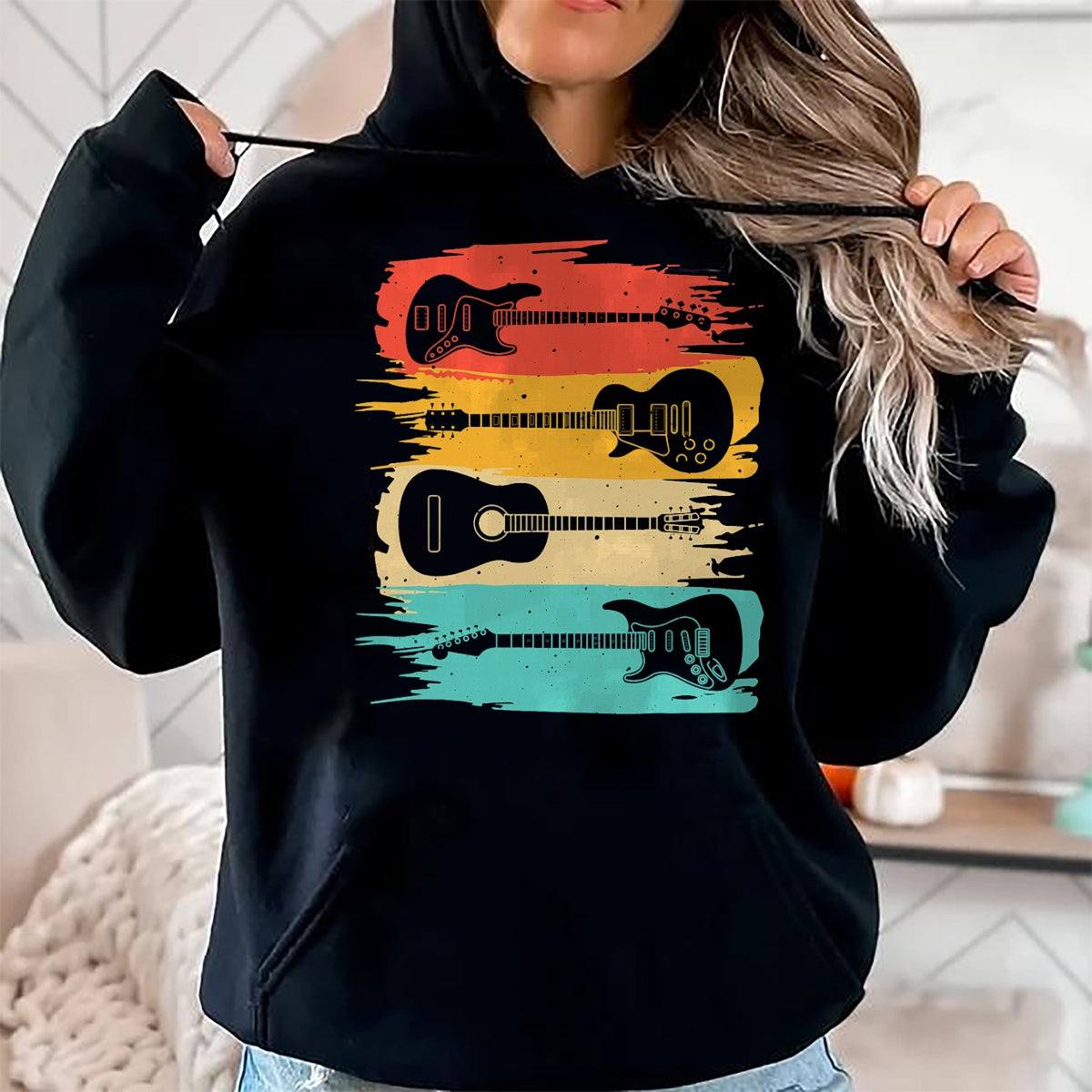 Guitar Lover Shirt, Funny Guitar UnisexT-Shirt/Hoodie/Sweatshirt HLT00 - Vintage Guitar Gift for Men Women Music Band Guitarist Stuff T-Shirt