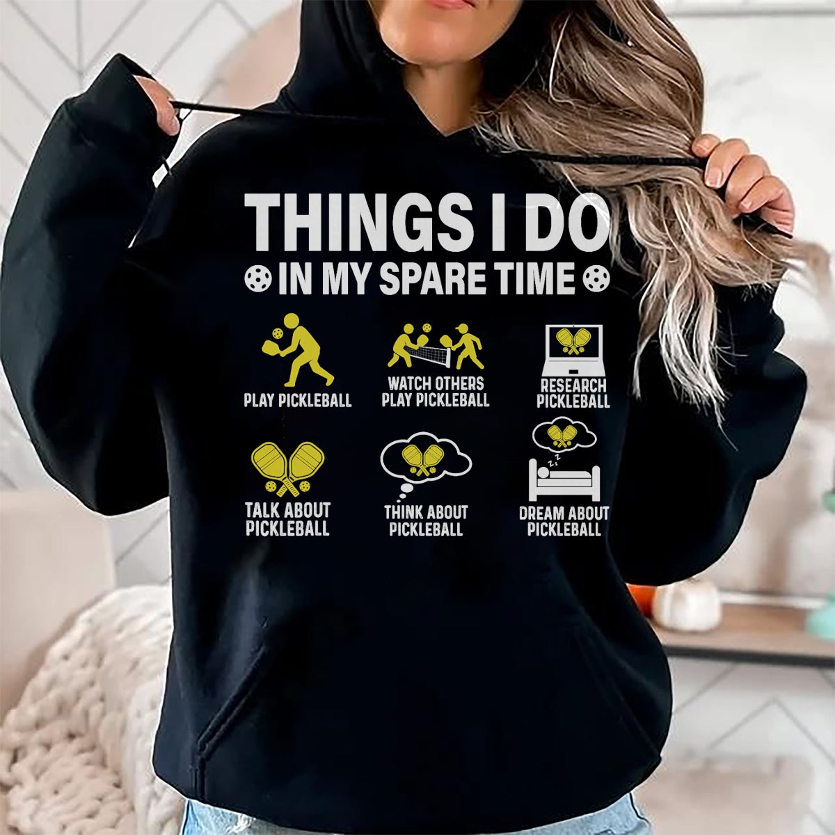 Funny Pickleball Shirt, Pickleball Lover Unisex T-Shirt/Hoodie/Sweatshirt HLT00 - Pickleball Art for Men Women Pickleball Player Pickle Ball T-Shirt