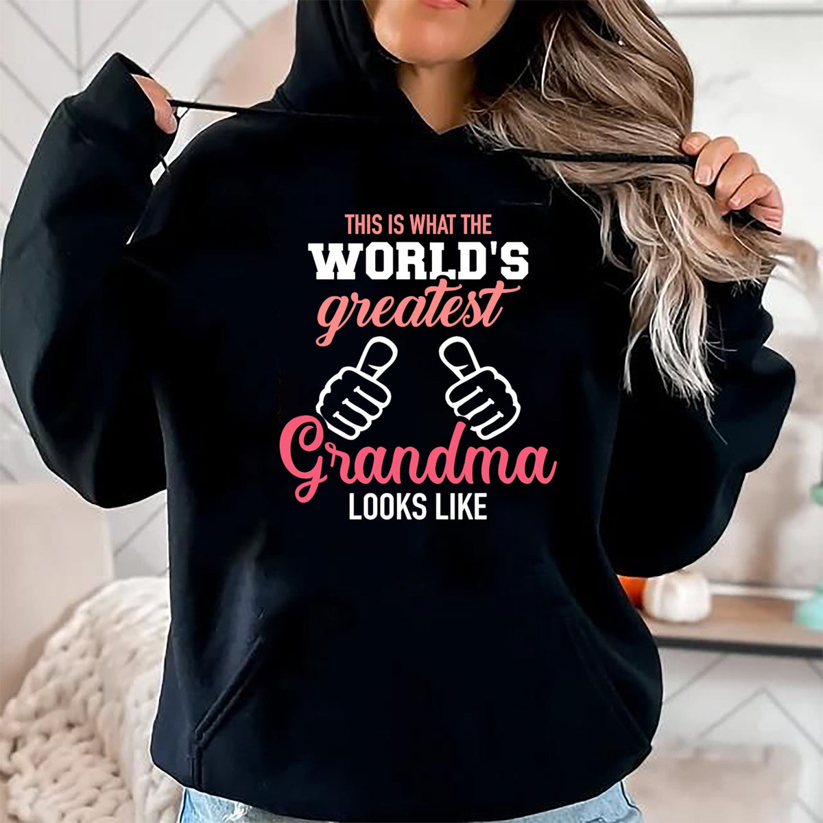 Best Grandma Shirt, Proud Grandma Unisex T-Shirt/Hoodie/Sweatshirt HLT00 - This is what world's greatest grandma looks like T-Shirt