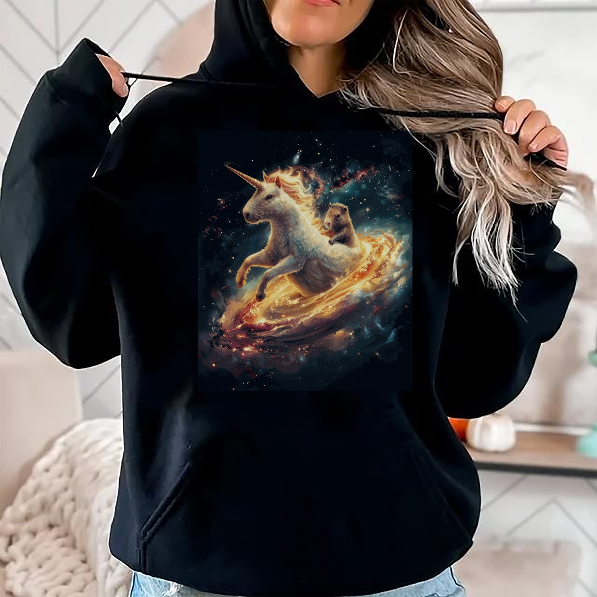 Cute Capybara Shirt, Funny Capybara Unisex T-Shirt/Hoodie/Sweatshirt HLT00 - Funny Graphic Capybara Long Sleeve T-Shirt (5)