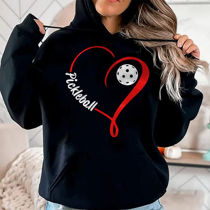 Funny Pickleball Shirt, Pickleball Lover Unisex T-Shirt/Hoodie/Sweatshirt HLT00 - Love Pickleball Long Sleeve T-Shirt