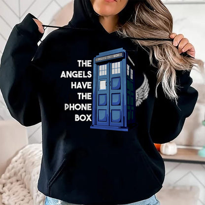Best Doctor Shirt, Funny Doctor UnisexT-Shirt/Hoodie/Sweatshirt HLT00 - The Angels Have The Phone Box T-Shirt