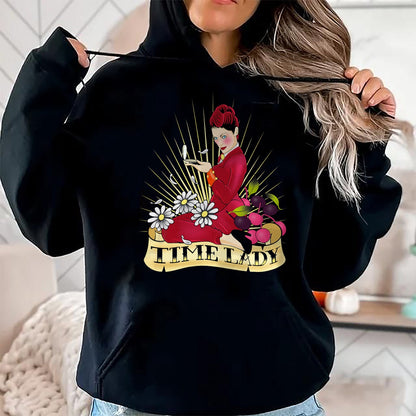 Best Doctor Shirt, Funny Doctor UnisexT-Shirt/Hoodie/Sweatshirt HLT00 - Doctor Who Rockabilly Missy Time Lady Vintage TimeTravel Fan T-Shirt - Women_s Unisex-Adults Black C