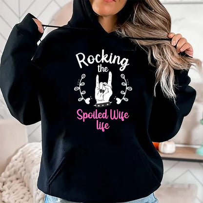 Best Wife Shirt, Wife and Husband Unisex T-Shirt/Hoodie/Sweatshirt HLT00 - Gift for wife T shirt, spoiled wife   Funny Spoiled Wife Art For Women Husband Spoiled Wife Life Pre (6)