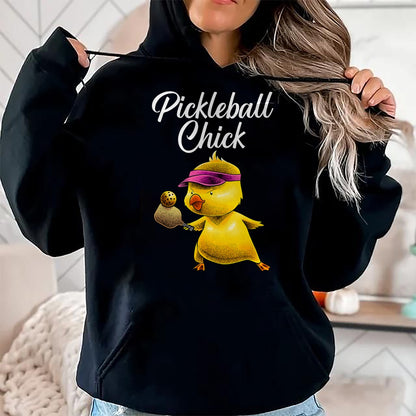 Funny Pickleball Shirt, Pickleball Lover Unisex T-Shirt/Hoodie/Sweatshirt HLT00 - Funny Pickleball Art For Women Girl Paddle Sport Chick Lover T-Shirt