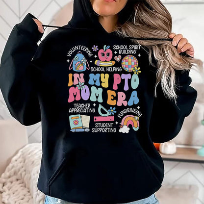 Best Student Shirt, Funny Back To School UnisexT-Shirt/Hoodie/Sweatshirt HLT00 - in My PTO Mom Era Parent Association Organization Groovy T-Shirt