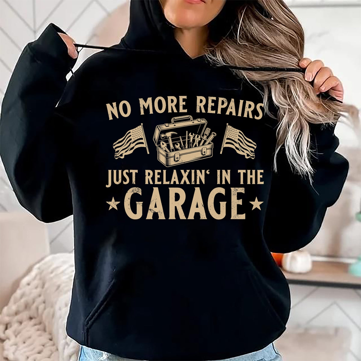 Best Mechanic Life Shirt, Funny Mechanic UnisexT-Shirt/Hoodie/Sweatshirt HLT00 - Mens Mechanic No More Repairs Just Relaxin' Retired T-Shirt