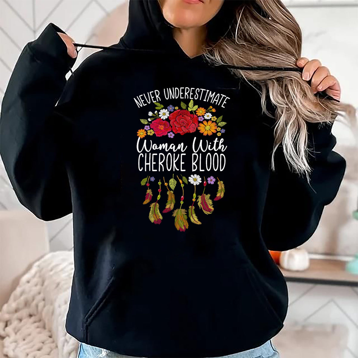 Native American T-Shirts, Vintage Native American Unisex T-Shirt/Hoodie/Sweatshirt HLT00 - Cherokee Native American women