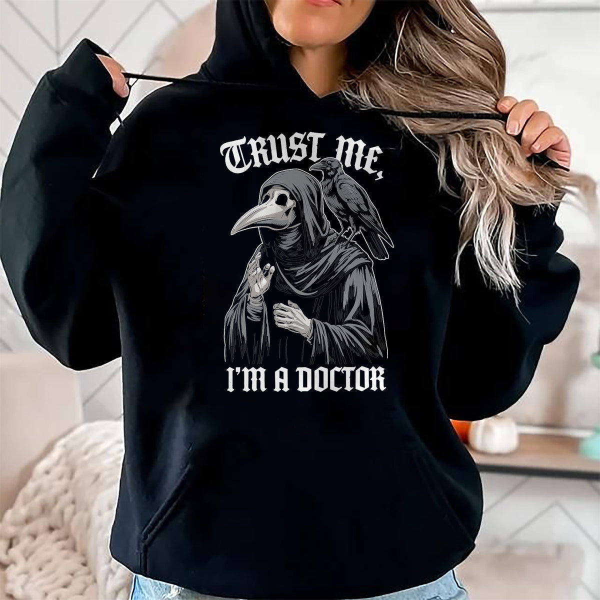 Best Doctor Shirt, Funny Doctor UnisexT-Shirt/Hoodie/Sweatshirt HLT00 - Trust me I'm a Doctor Plague Doctor T-Shirt