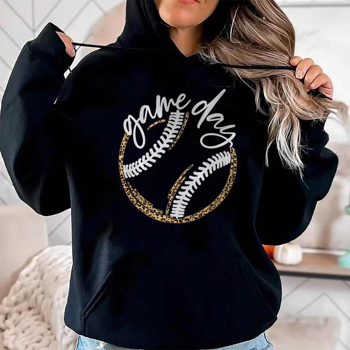 Gift for Mom Shirt, Funny Mom Unisex T-Shirt/Hoodie/Sweatshirt HLT00 - Game Day Baseball Baseball Life Softball Life for Mom T-Shirt