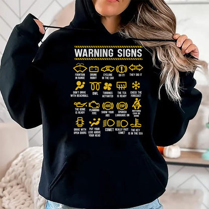 Best Mechanic Life Shirt, Funny Mechanic UnisexT-Shirt/Hoodie/Sweatshirt HLT00 - Warning Signs 101 Funny Car Mechanic T-Shirt