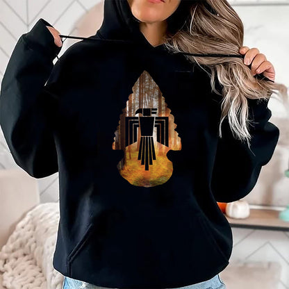 Native American T-Shirts, Vintage Native American Unisex T-Shirt/Hoodie/Sweatshirt HLT00 - Native Arrowhead Eagle American T