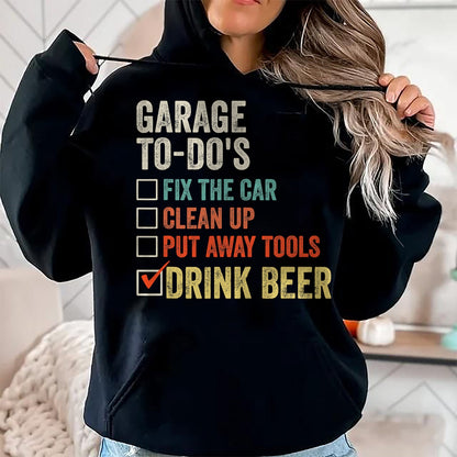 Best Mechanic Life Shirt, Funny Mechanic UnisexT-Shirt/Hoodie/Sweatshirt HLT00 - I'll Be in The Garage T-Shirt, Men, Black, 3X-Large