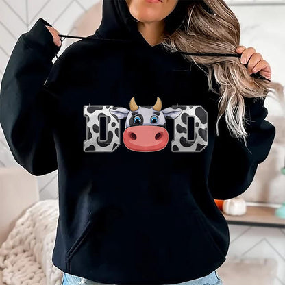Best Farmer Life Shirt, Funny Farmer UnisexT-Shirt/Hoodie/Sweatshirt HLT00 - Dad Cow Print Cowboy Animal Pattern Farmer Cow Father Dad T-Shirt