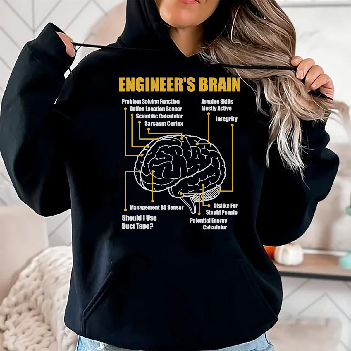 Best Mechanic Life Shirt, Funny Mechanic UnisexT-Shirt/Hoodie/Sweatshirt HLT00 - Engineer's Brain - Funny Sarcastic Engineering Gift Short Sleeve T-Shirt
