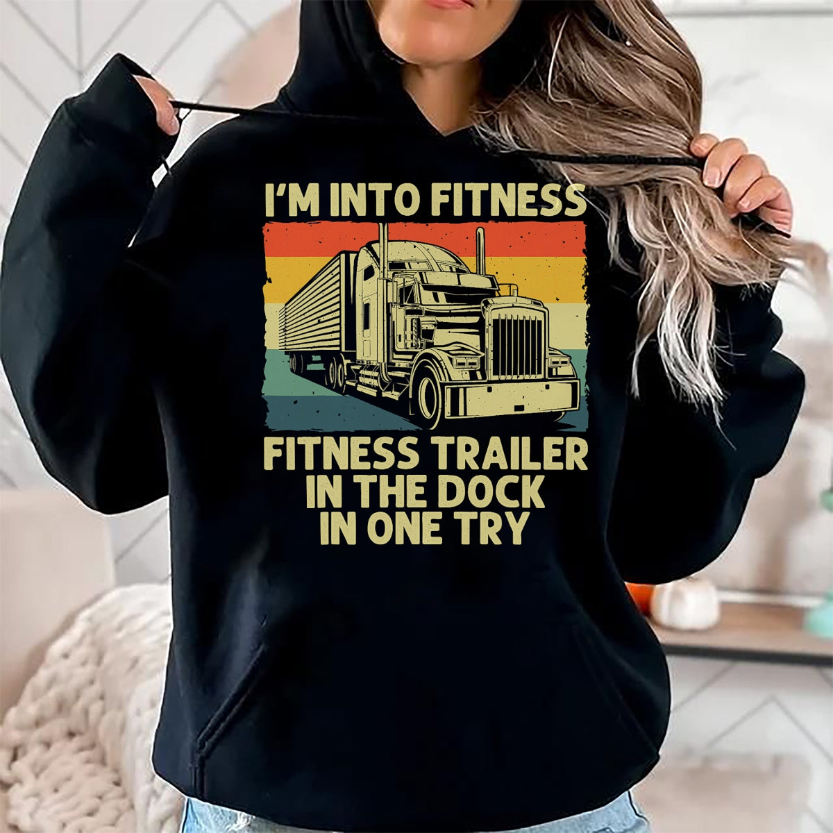 Best Truck Driver Life Shirt, Funny Trucker UnisexT-Shirt/Hoodie/Sweatshirt HLT00 - Best Truck Driver Art For Men Dad Women Trucking CDL Trucker T-Shirt (2)