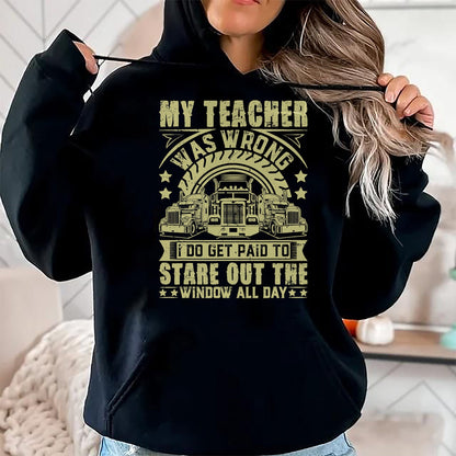 Best Truck Driver Life Shirt, Funny Trucker UnisexT-Shirt/Hoodie/Sweatshirt HLT00 - Funny Trucker Shirt For Men Women Semi Truck Driver T-Shirt