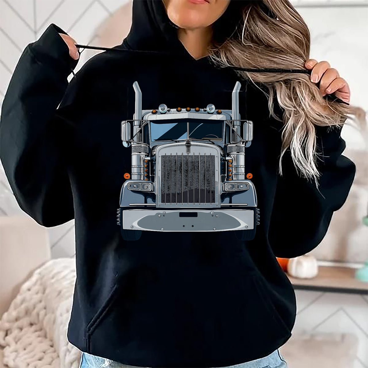 Best Truck Driver Life Shirt, Funny Trucker UnisexT-Shirt/Hoodie/Sweatshirt HLT00 - Semi Truck Driver T-Shirt (1)