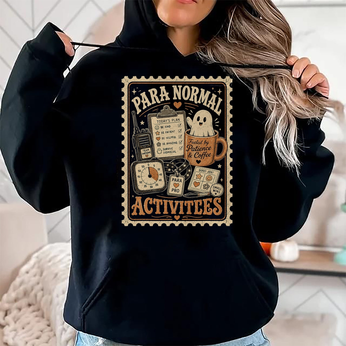 Best Teacher Shirt, Funny Teacher UnisexT-Shirt/Hoodie/Sweatshirt HLT00 - para Normal Activities SPED Teachers Paraprofessional Ghost T-Shirt