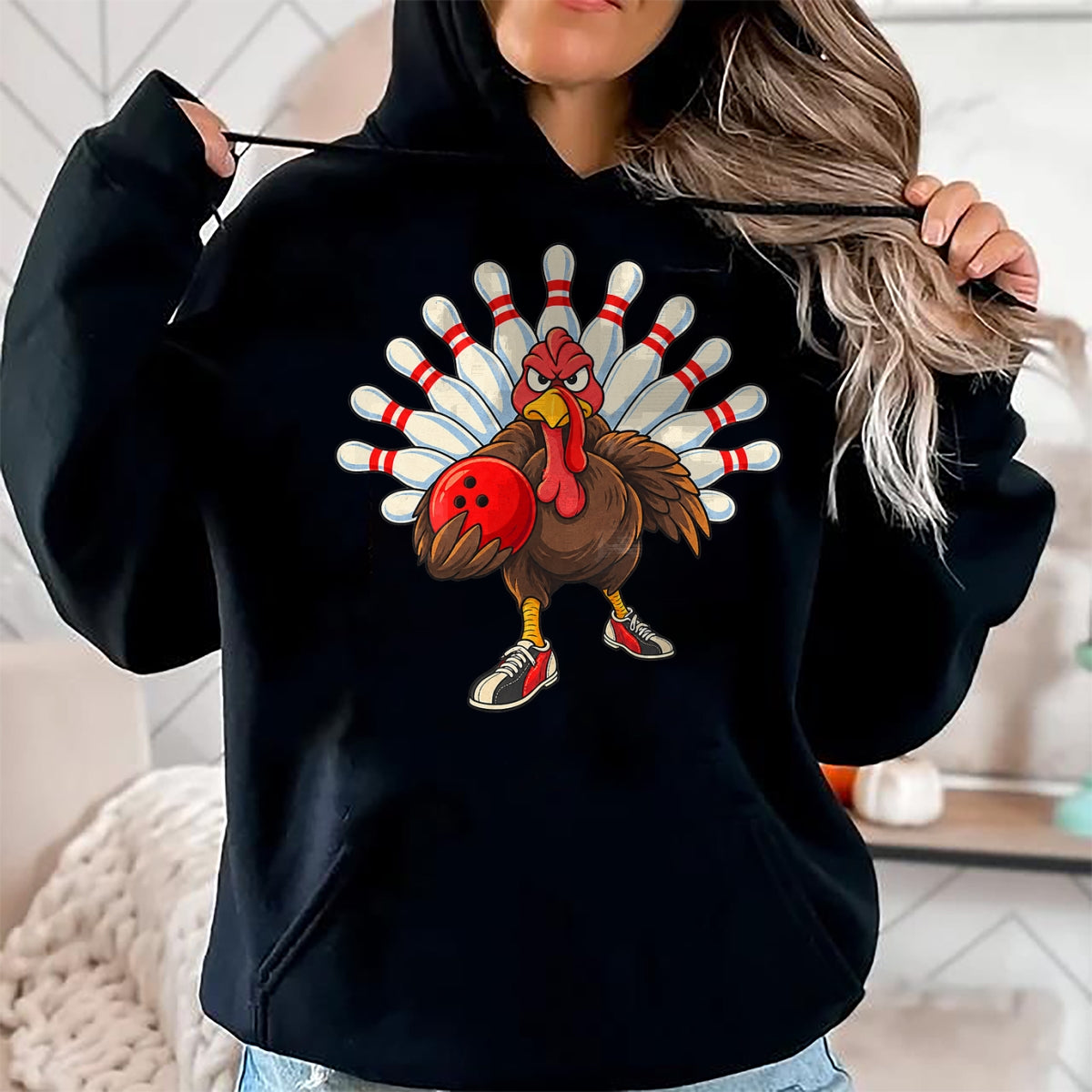 Best Thanksgiving Family Shirt , Funny Thanksgiving UnisexT-Shirt/Hoodie/Sweatshirt HLT00 - Funny Turkey Bowling Happy Thanksgiving Men Women Kids Boys T-Shirt
