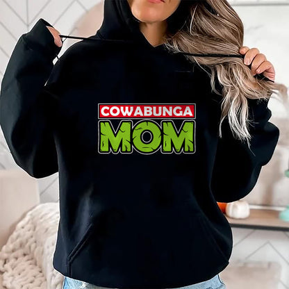 Gift for Mom Shirt, Funny Mom Unisex T-Shirt/Hoodie/Sweatshirt HLT00 - Mademark x Teenage Mutant Ninja Turtles - Cowabunga Mom Mother_s Day T-Shirt