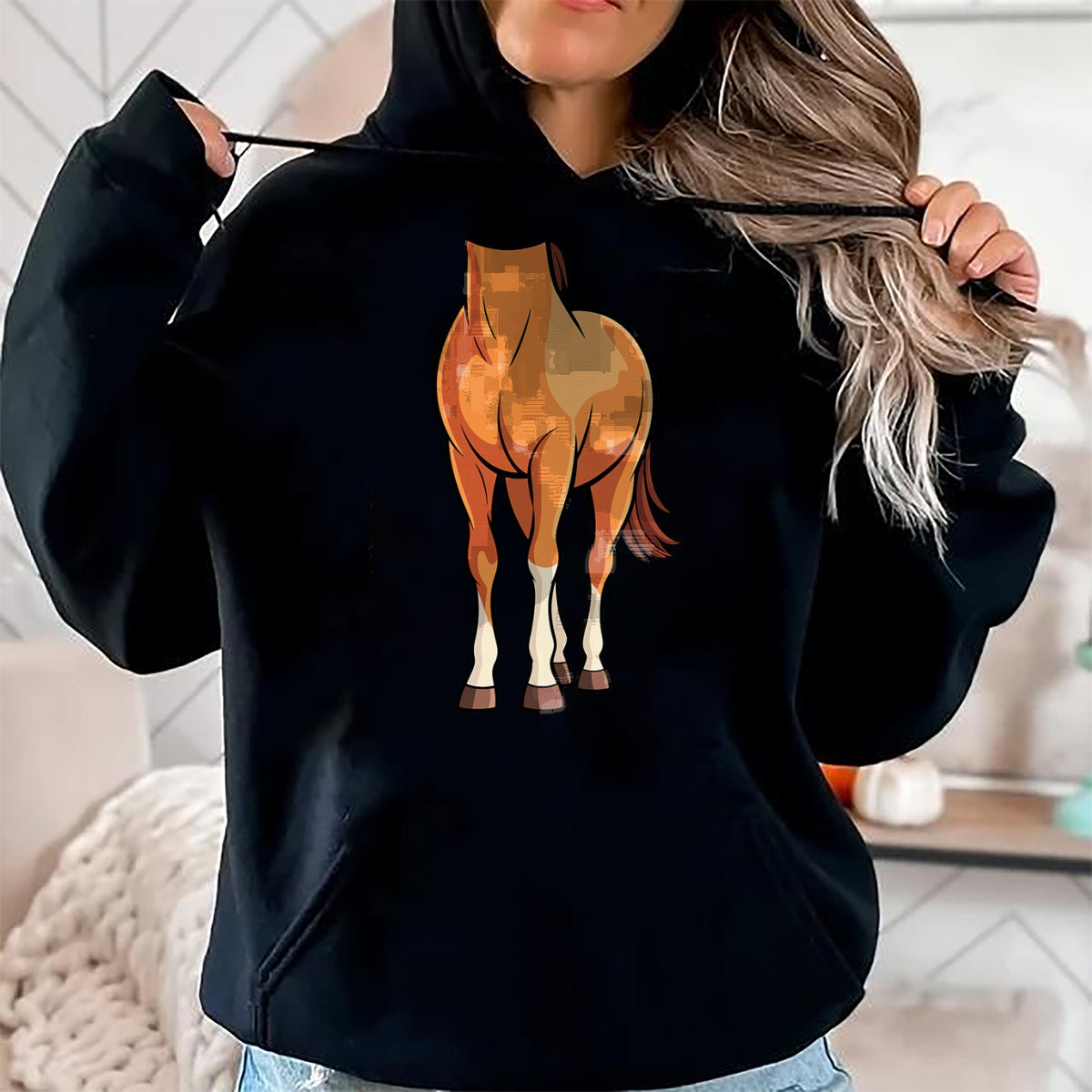 Best Horse Lover Shirt , Funny Horse UnisexT-Shirt/Hoodie/Sweatshirt HLT00 - Horse Shirt Adult Kids Men Women Body Horse Costume T-Shirt