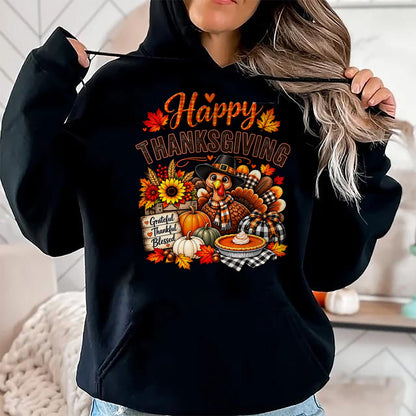 Best Thanksgiving Family Shirt , Funny Thanksgiving UnisexT-Shirt/Hoodie/Sweatshirt HLT00 - Happy Thanksgiving Funny Turkey Family Dinner Thanksgiving T-Shirt (2)