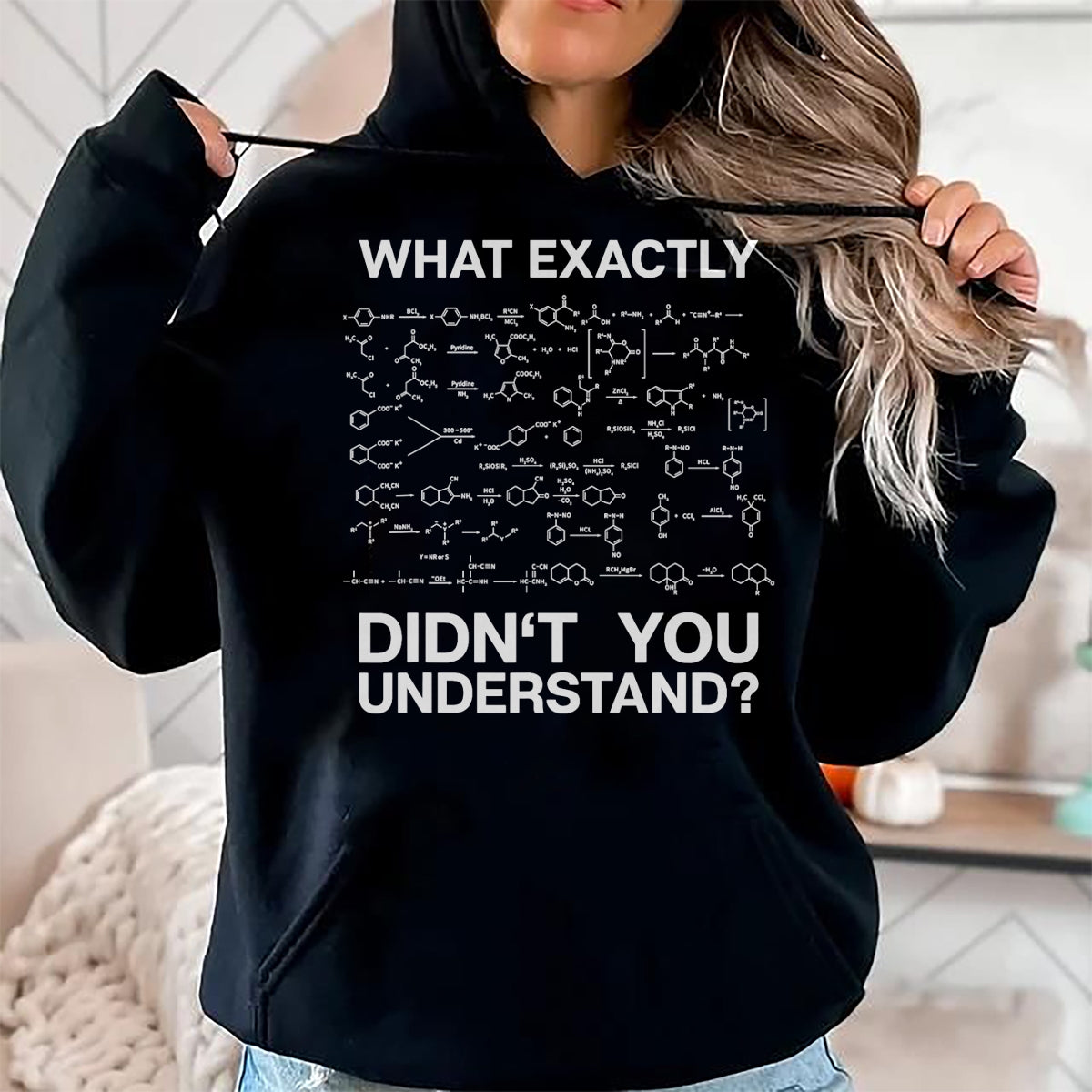 Best Teacher Shirt, Funny Teacher UnisexT-Shirt/Hoodie/Sweatshirt HLT00 - Chemist Science What Exactly Didn't You Understand Chemistry T-Shirt Small