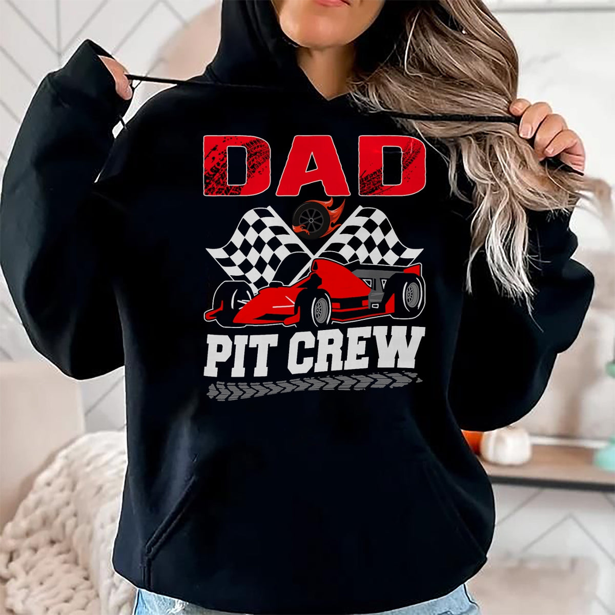Best Thanksgiving Family Shirt , Funny Thanksgiving UnisexT-Shirt/Hoodie/Sweatshirt HLT00 - Dad Pit Crew Racing Family Race Car Birthday Boy T-Shirt